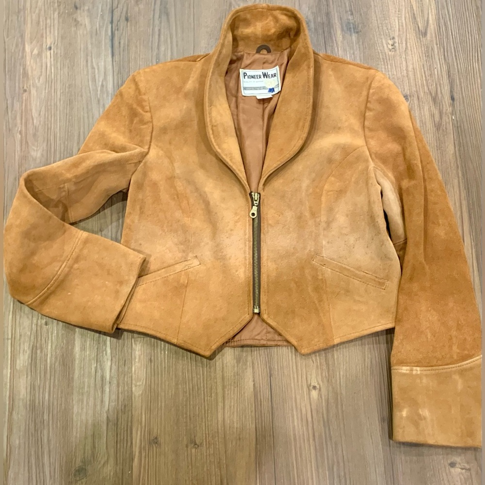 Vintage Pioneer Wear suede Western jacket size10
